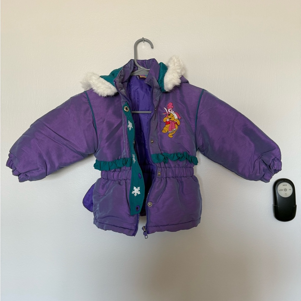 Purple Kids Puffer Jacket